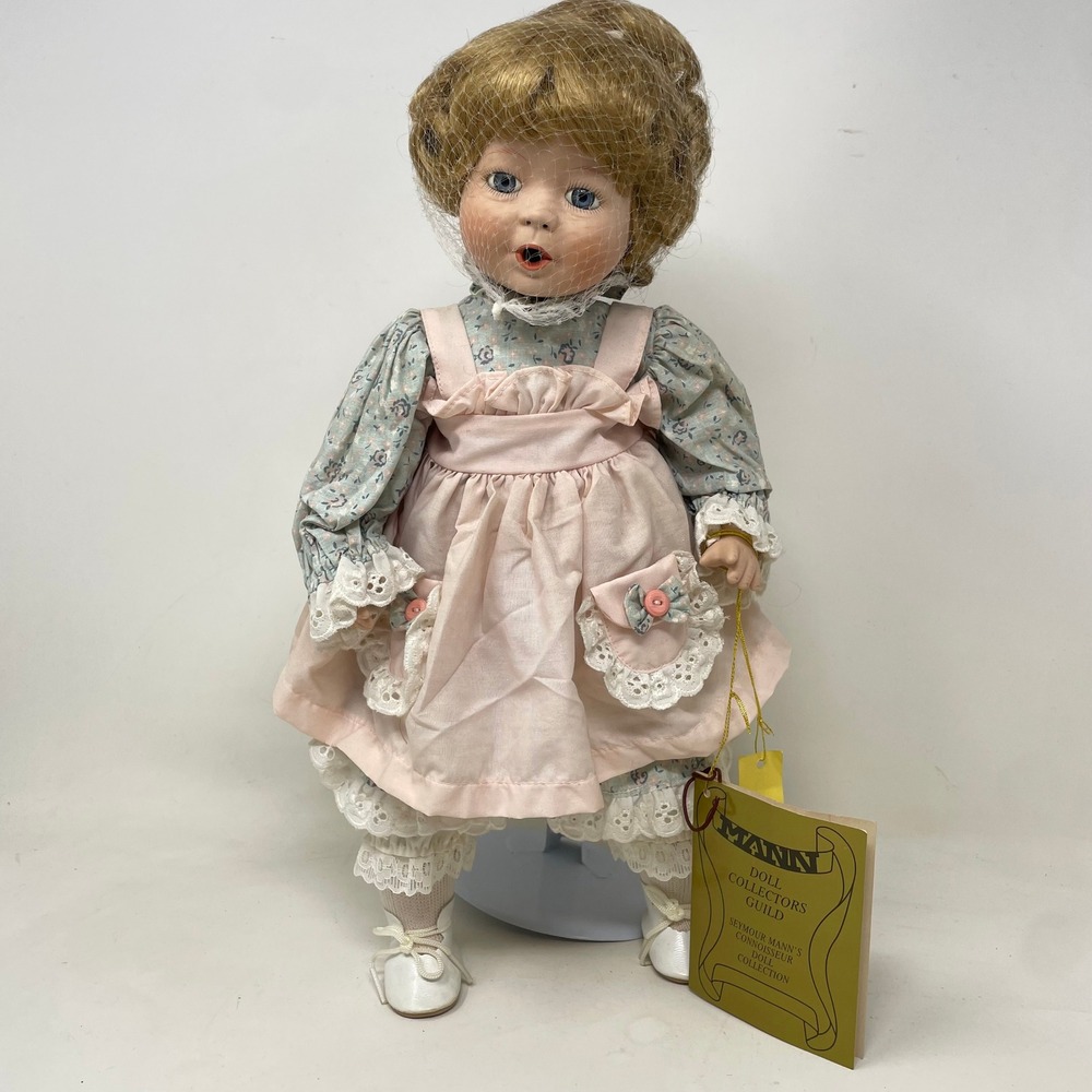 Seymour Mann Little Miss Thumb Sucker Porcelain Doll Connoisseur Collection 1995